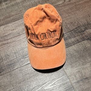 Rae Dunn Unisex Orange 'Trick or Treat' Cap